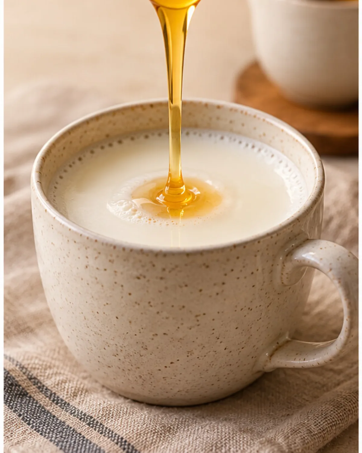Warm milk with Lavender