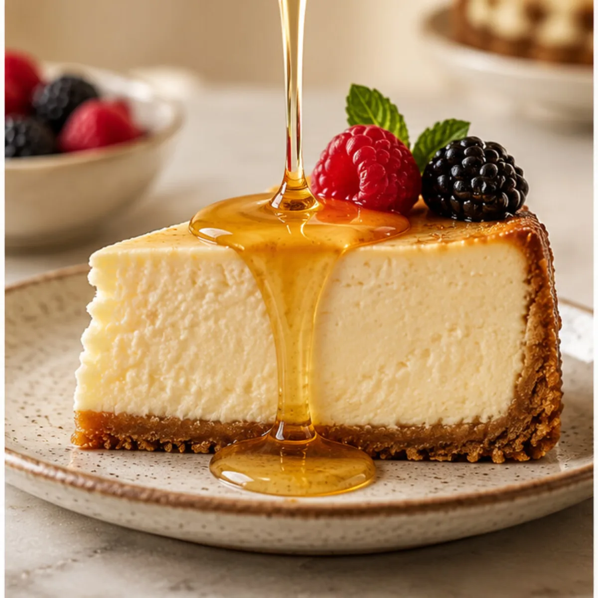 Cheesecake with Vanilla & Violet