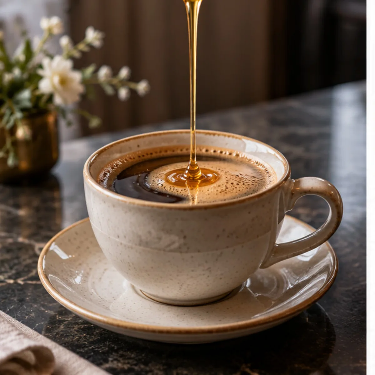 Coffee with Cinnamon Pie