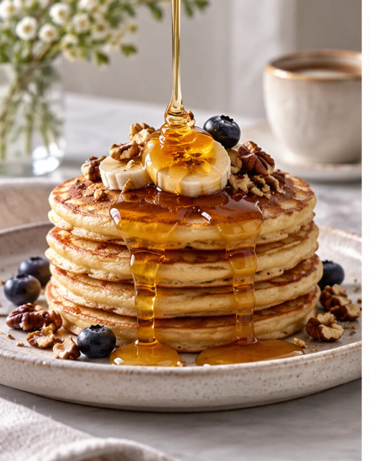 Pancakes with Wild Strawberry Pie