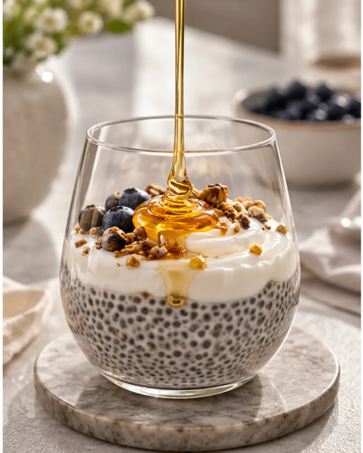 Chia pudding with Wild Strawberry Pie